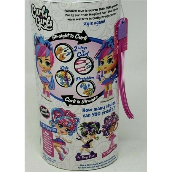 CurliGirls Charli, The Pop Star - Hairstyling Doll with MagiCurl Hair - Picture 4 of 5